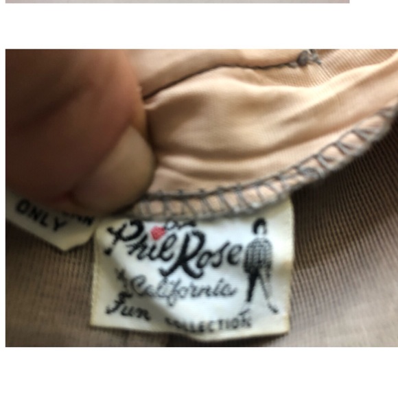 Phil Rose Vintage tinsel woven mini skirt - Picture 3 of 8